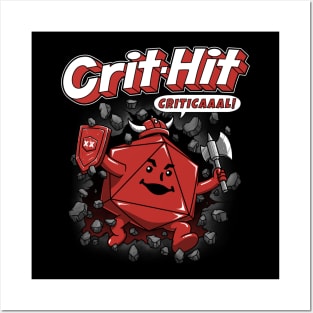 Crit-Hit Man Posters and Art